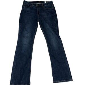 Lee Womens Bootcut Jeans 12M Dark Wash Mid Rise Stretch Denim Made In Egypt Clas